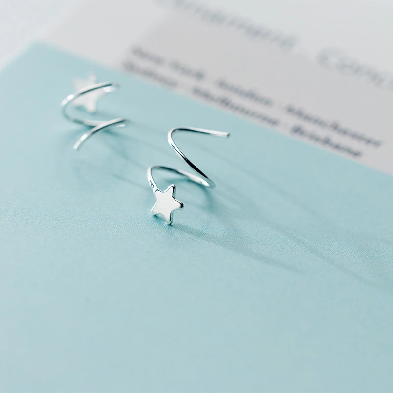 Colusiwei модные серьги капли из серебра 925 пробы новый простой дизайн ювелирные