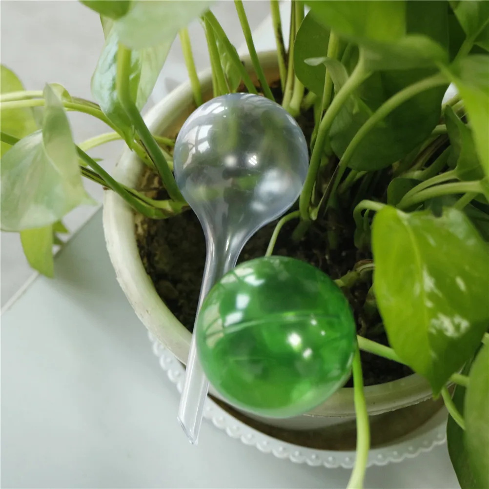 PVC Travel House Plant Self Watering Bulb Shape Waterer Globes Automatic Irrigation Patio Lawn Garden Pot Planter Cans | Дом и сад