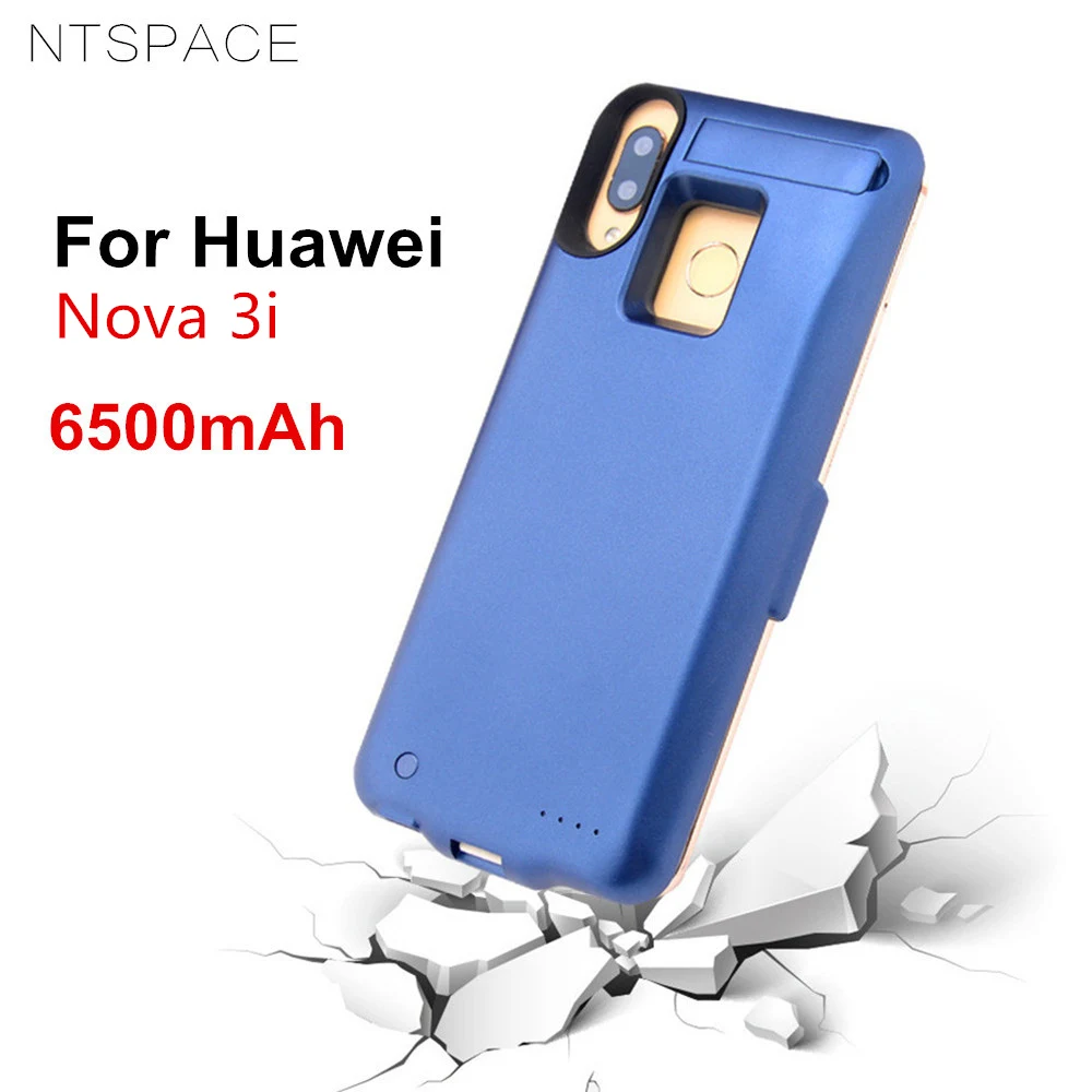 Чехол для резервного внешнего аккумулятора NTSPACE Huawei Nova 3i чехол 6500 мАч зарядки