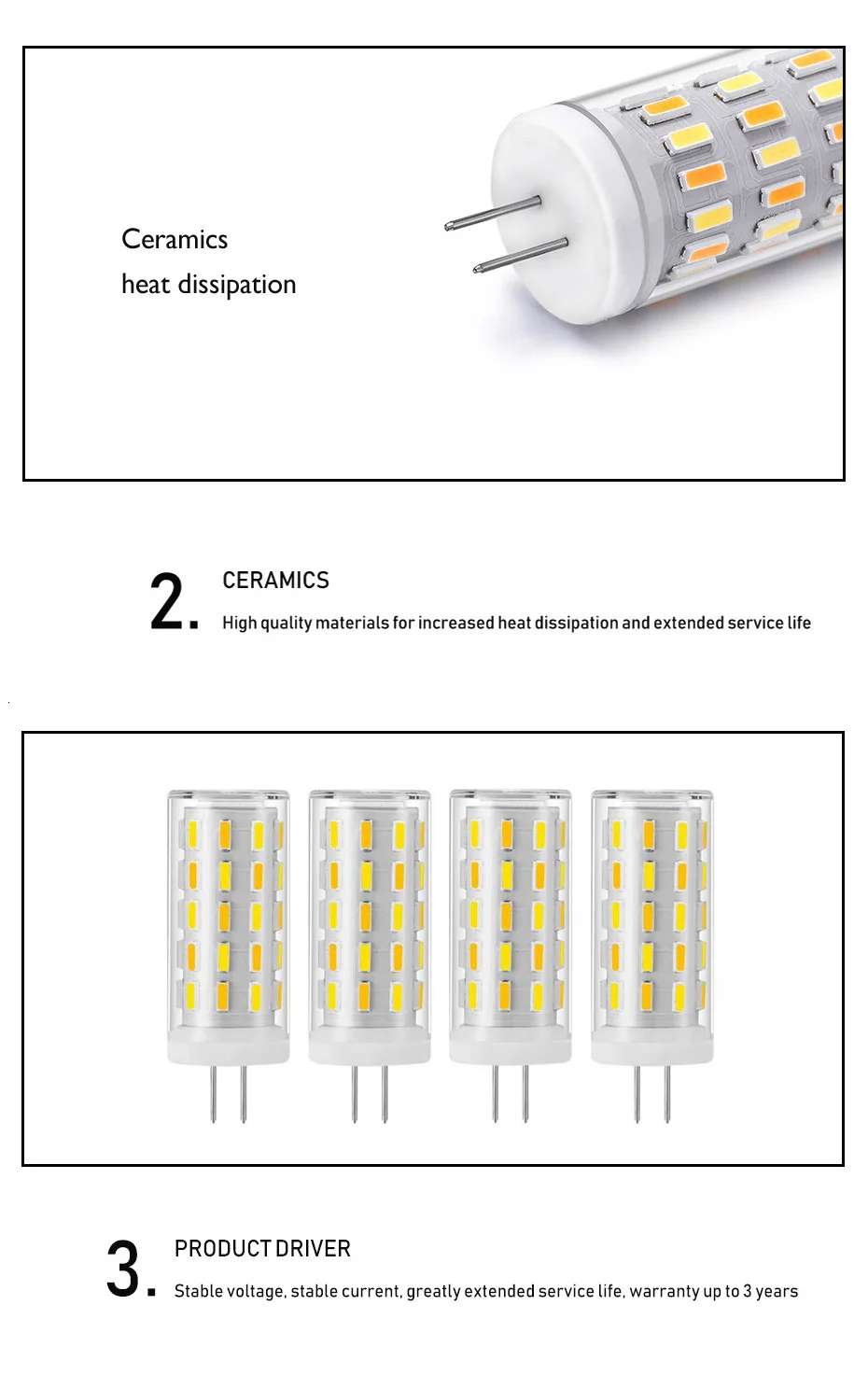 Светодиодный лампы 12V светодиодный G4 3W Smd 4014 54 светодиодный s Lihgt лампы три Цвет Температура регулируемый светодиодный светильник с украшением в виде кристаллов светильник домашний декор