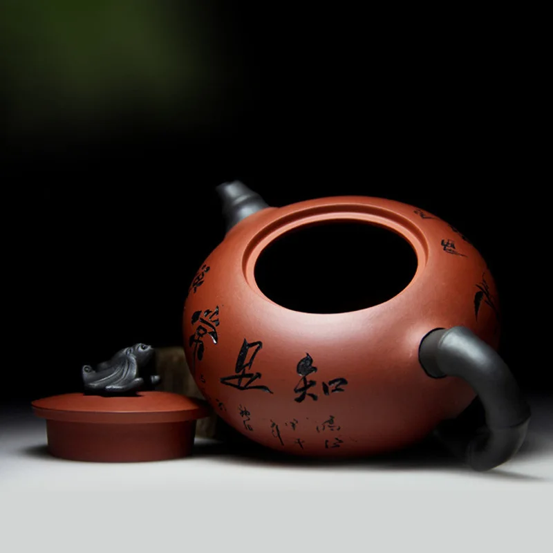 Чайник ручной работы Yixing Lucky Kung Fu Zisha Подарочная коробка креативная посуда для