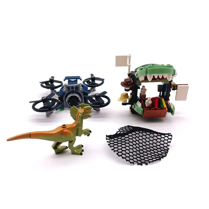 Новый мир Юрского периода 11334 Круглый дилофозавр большой бегель динозавр научная