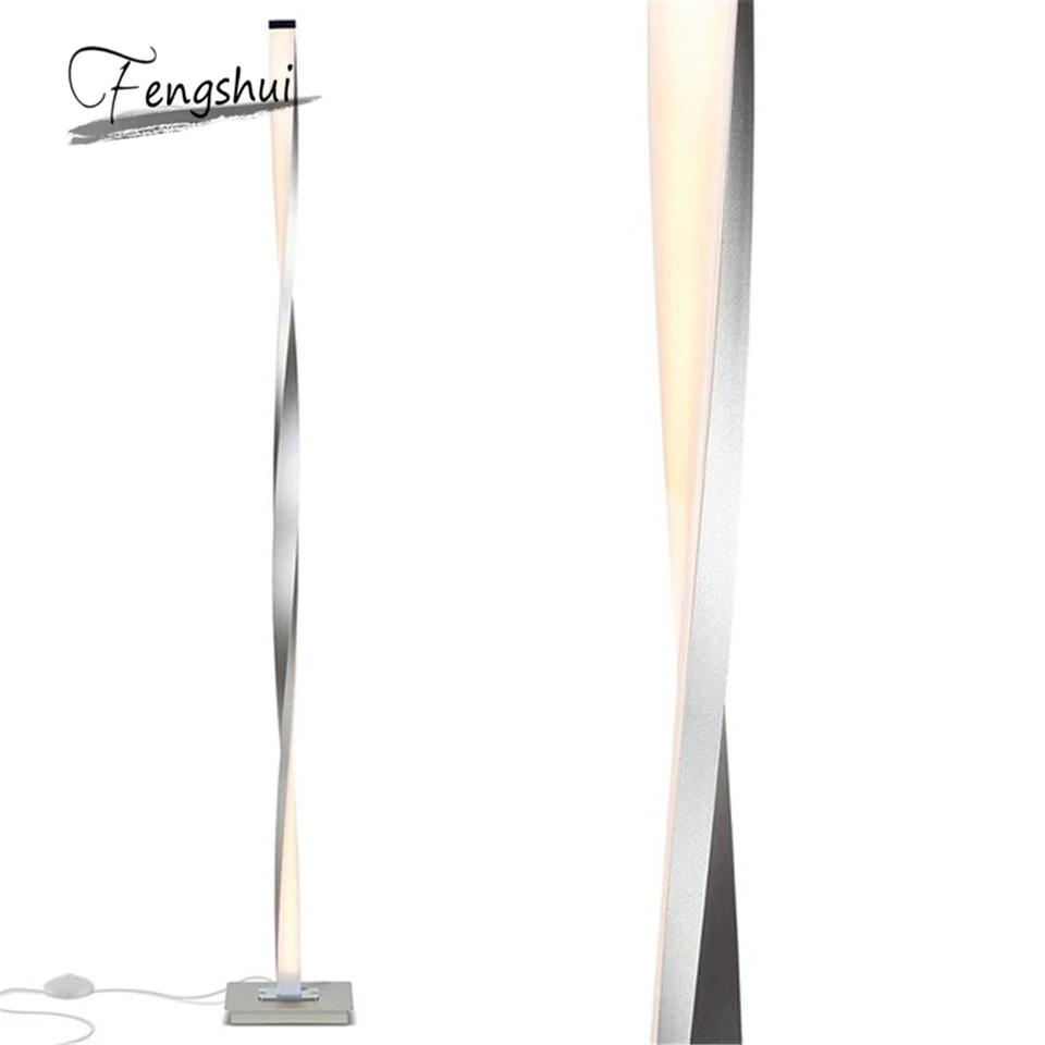 

Современный светодиодный напольный светильник с затемнением для гостиной, напольный светильник для спальни, внутреннее освещение офисных ...