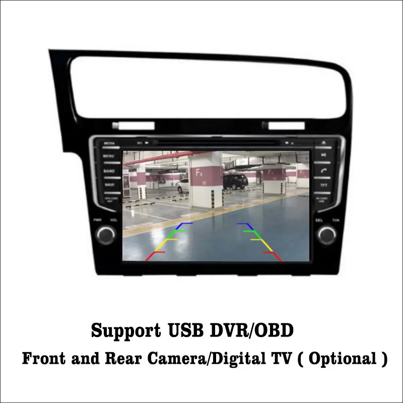 Liislee Android 7 1 2G RAM для Volkswagen VW GOLF автомобильное радио Аудио Видео Мультимедиа DVD