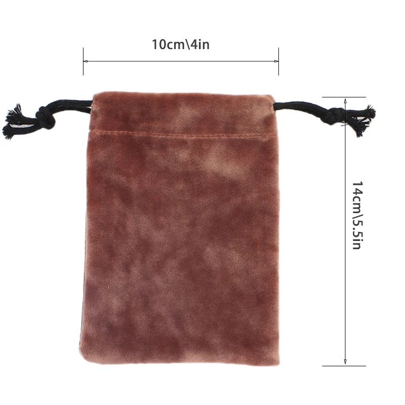 Как подарок 1 шт. Многоцветный бархатный мешок для упаковки ювелирных изделий с завязывающейся шнурком.