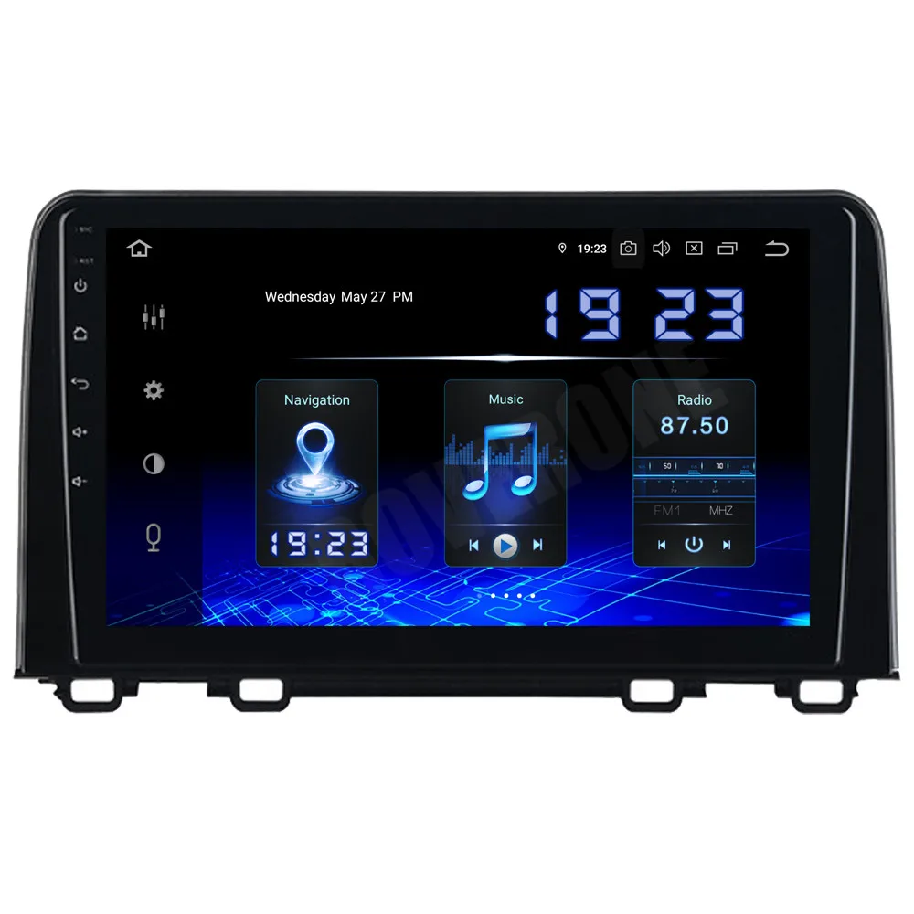 RoverOne Android 10 Car Radio Multimedia Player For Honda CRV CR-V 2018 Touch Screen Autoradio Bluetooth GPS Navigation | Автомобили и
