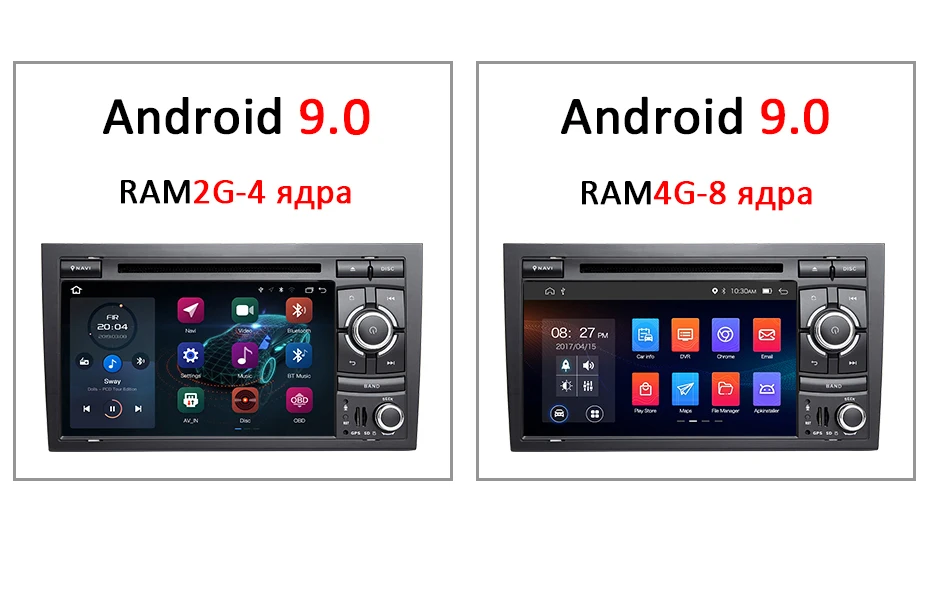 DSP 4G 64G Android 9,0 ips автомобильный dvd-плеер для AUDI A4 gps ips стерео Мультимедиа Навигация радио приемник магнитофон