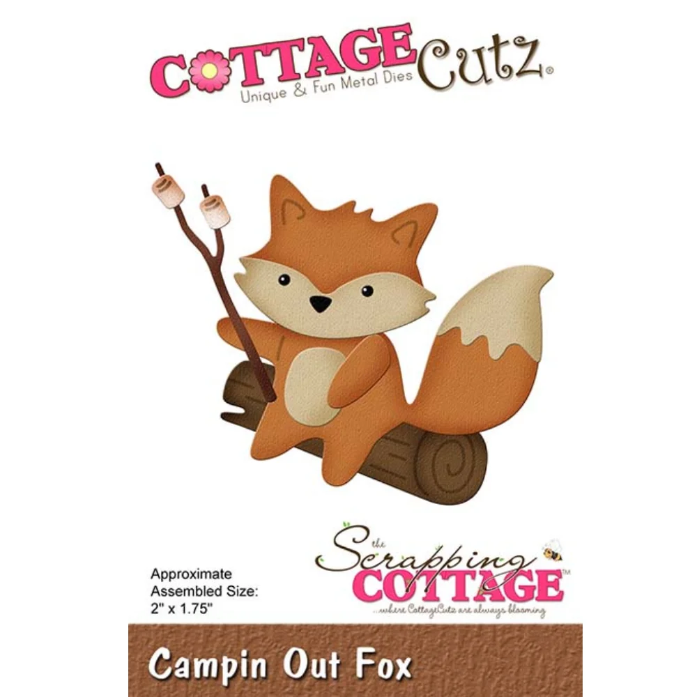 Металлические Вырубные штампы Parper с CCutz Campin Out животными Сделай Сам Скрапбукинг