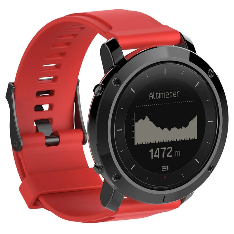 Silicone Band Unisex Length Adjustable Replacement Strap Wristband for Suunto Traverse Sport Smart Watch | Электроника