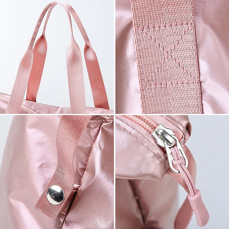 Спортивная женская сумка для фитнеса Водонепроницаемая спортивная розового