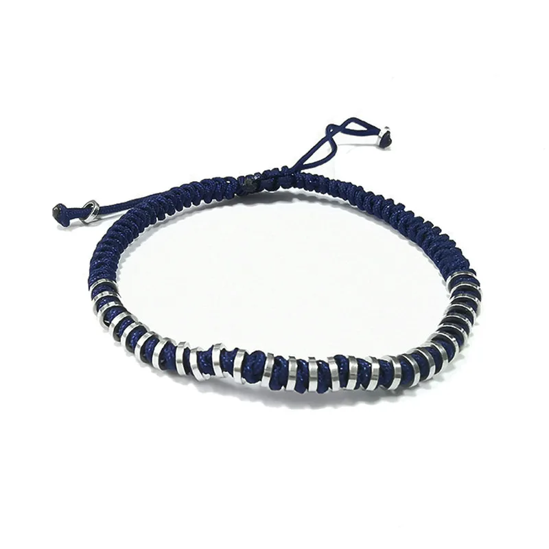 Модные Тибетские буддийские браслеты Runda очаровательные плетеные на удачу для