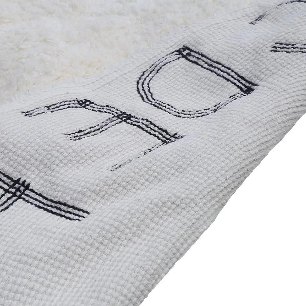 26 букв вязаный крючком круглый коврик игровой палатка для детей украшение дома