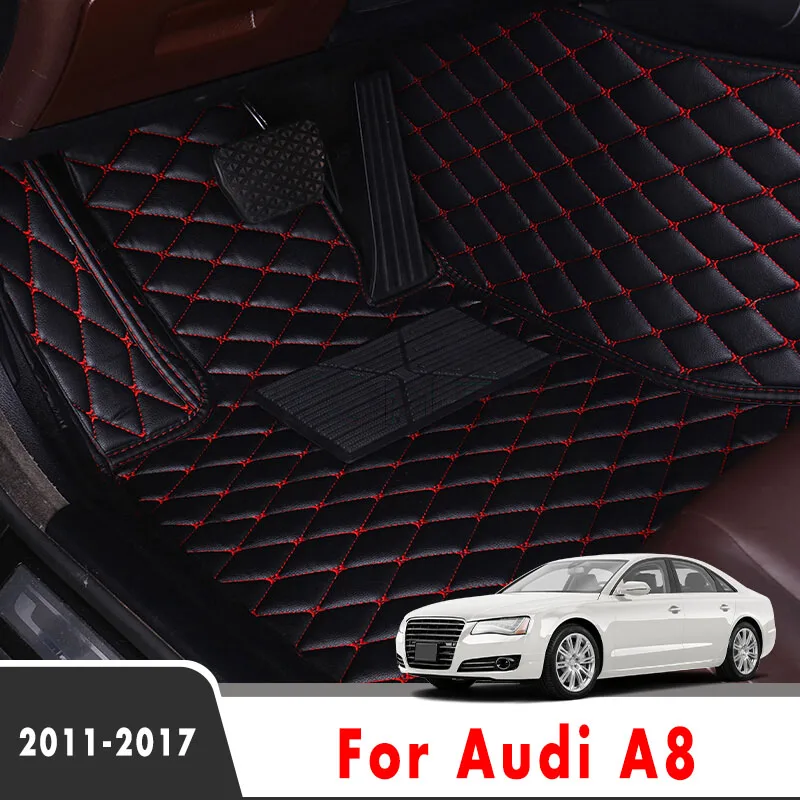 

Автомобильные коврики для Audi A8 2017 2016 2015 2014 2013 2012 2011 Автомобильный Ковер покрытие автомобиля на заказ Стайлинг Аксессуары для интерьера авто...