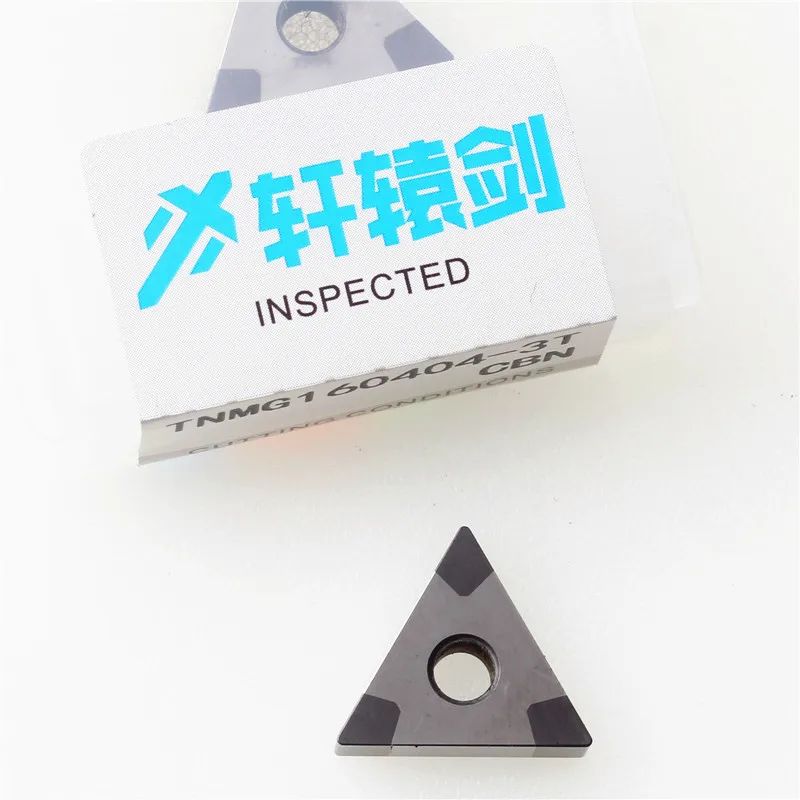 1 шт. TNMG160404 3T CBN вставки с наконечником PCB внешний токарный Indexable Insert жесткий