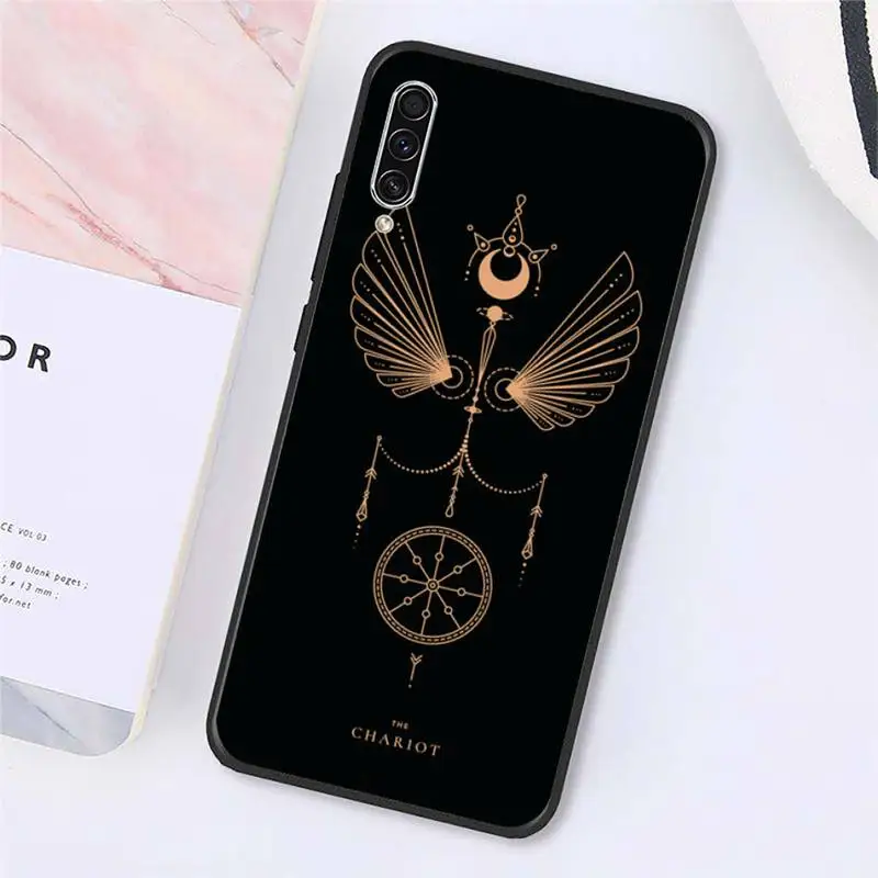 

Tarot Cards Tattoo Phone Case For Samsung galaxy A S note 10 7 8 9 20 30 31 40 50 51 70 71 21 s ultra plus