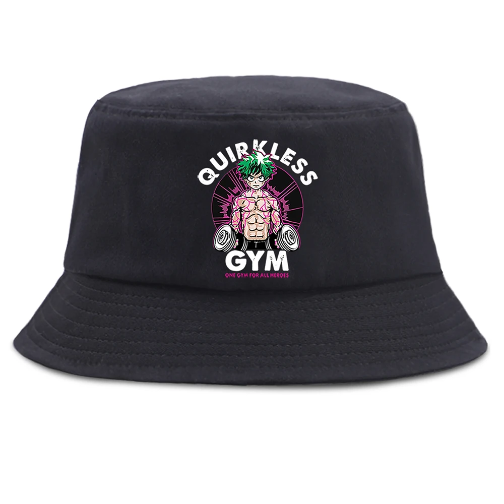 

Панама с японским аниме принтом «Моя геройская Академия», Пляжная шапка в стиле хип-хоп, уличная Складная Панама, повседневная Кепка унисек...