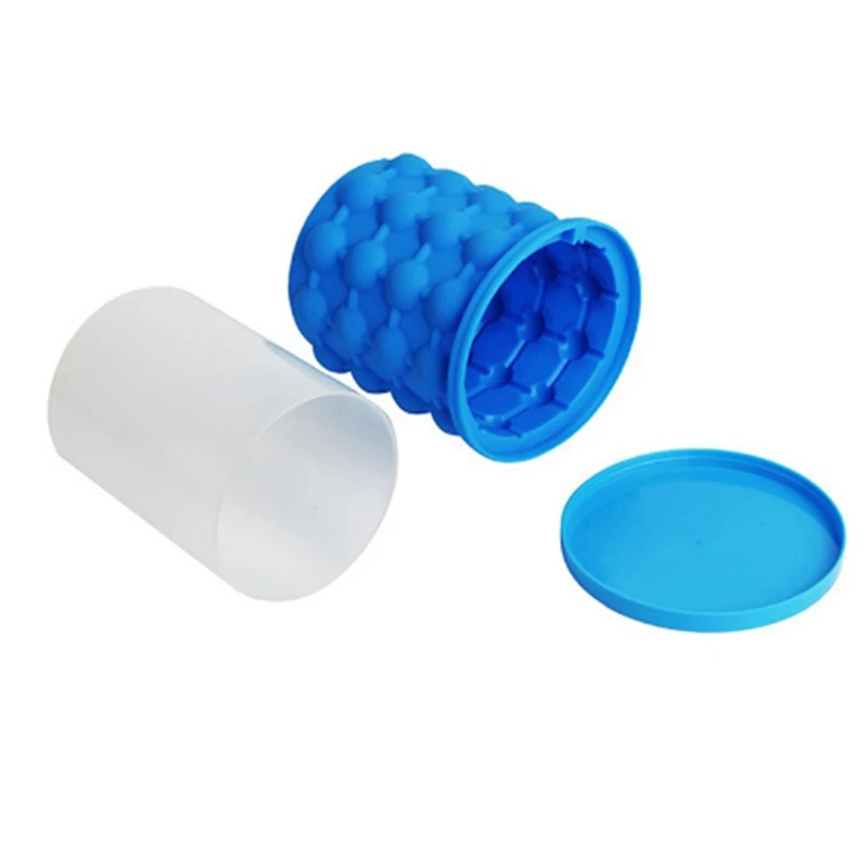 Силиконовая форма для льда портативное ведро экономящее пространство в шкафу