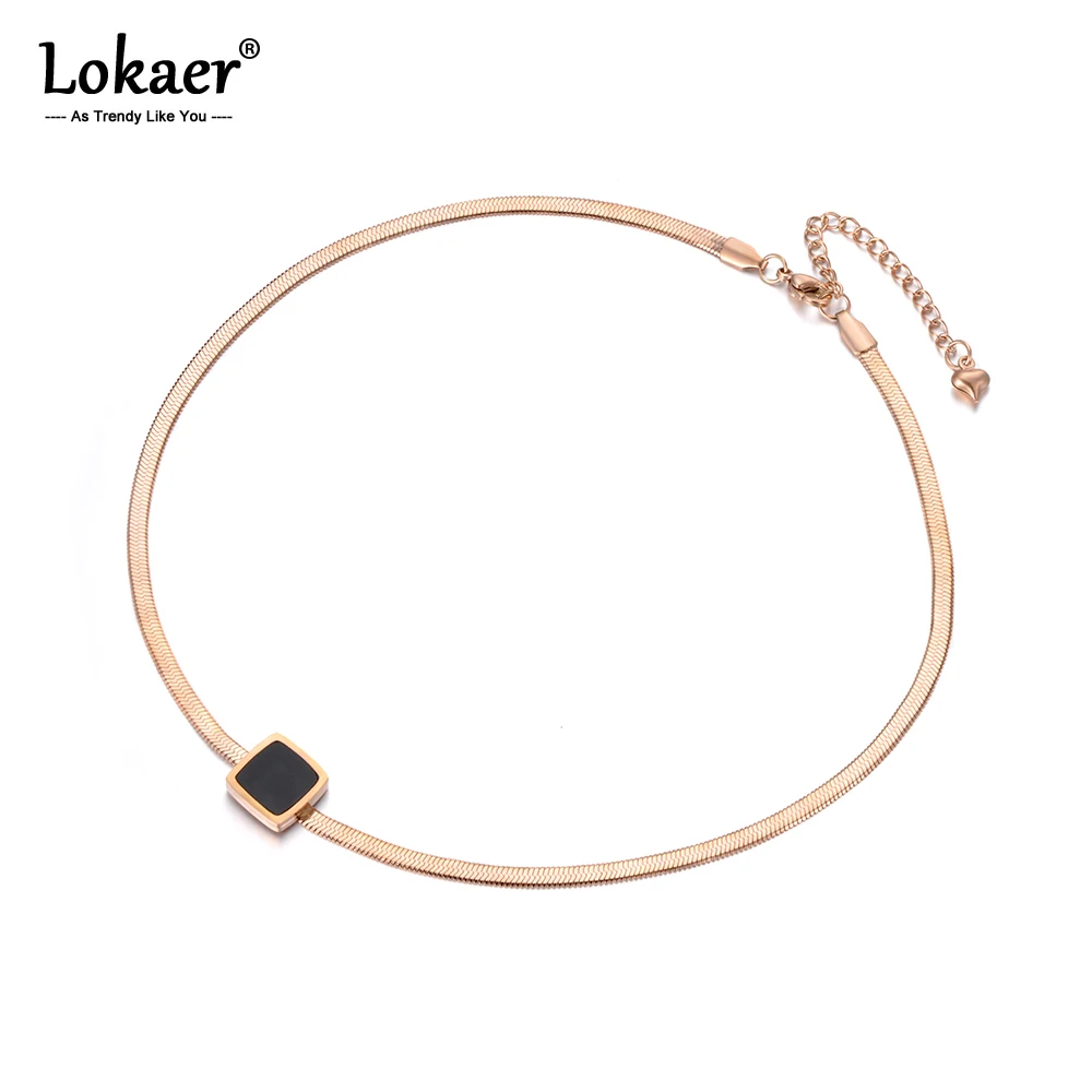 Lokaer Новое поступление образец ювелирных изделий змея из нержавеющей стали