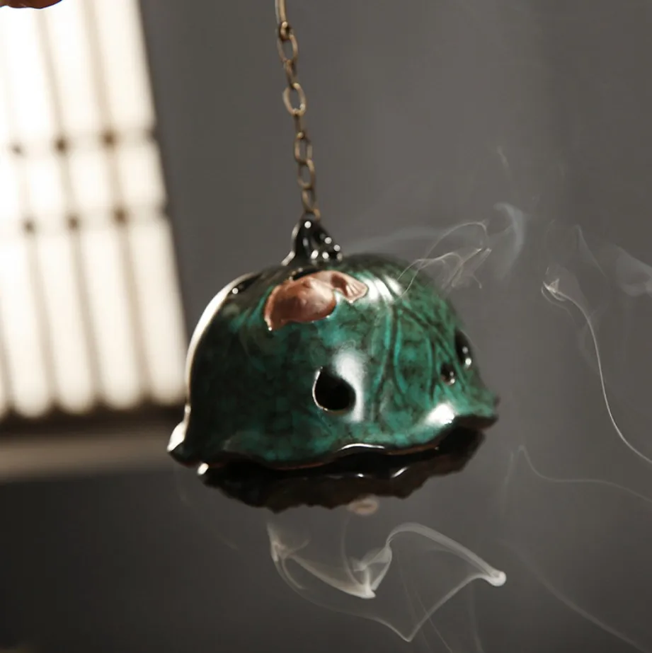 Креативная подвесная горелка для благовоний керамическая в китайском стиле