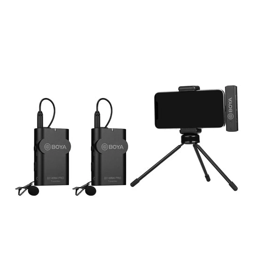 Микрофон BOYA BY-WM4 Pro компактный беспроводной комплект с микрофоном для смартфонов