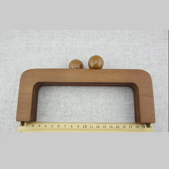 Wooden Purse Frame Wood Bag Handle - Brown Color China  Bag Accessories Wood Purse Handle