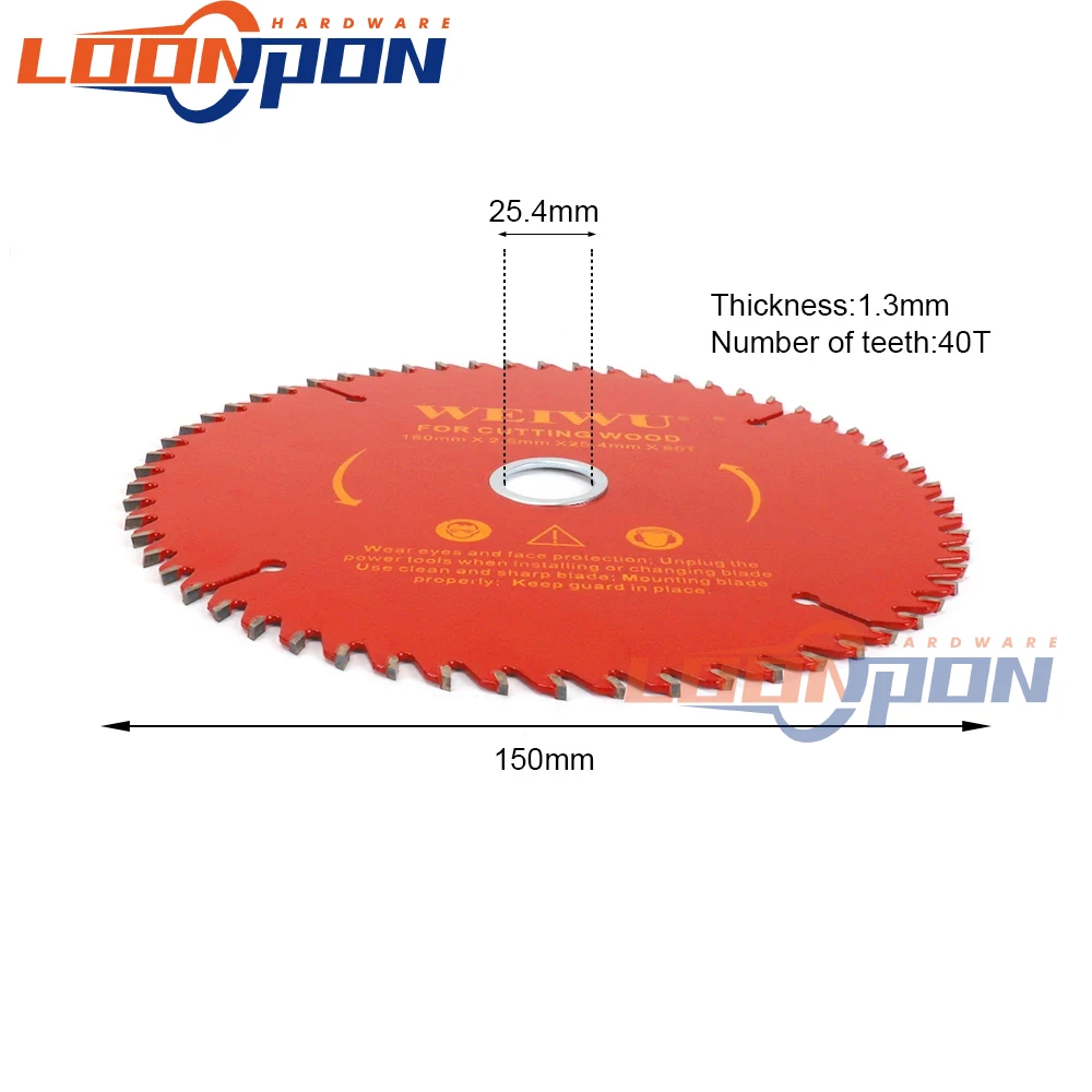 150 мм карбидная циркулярная пила лезвие для резки по дереву круглый колесные