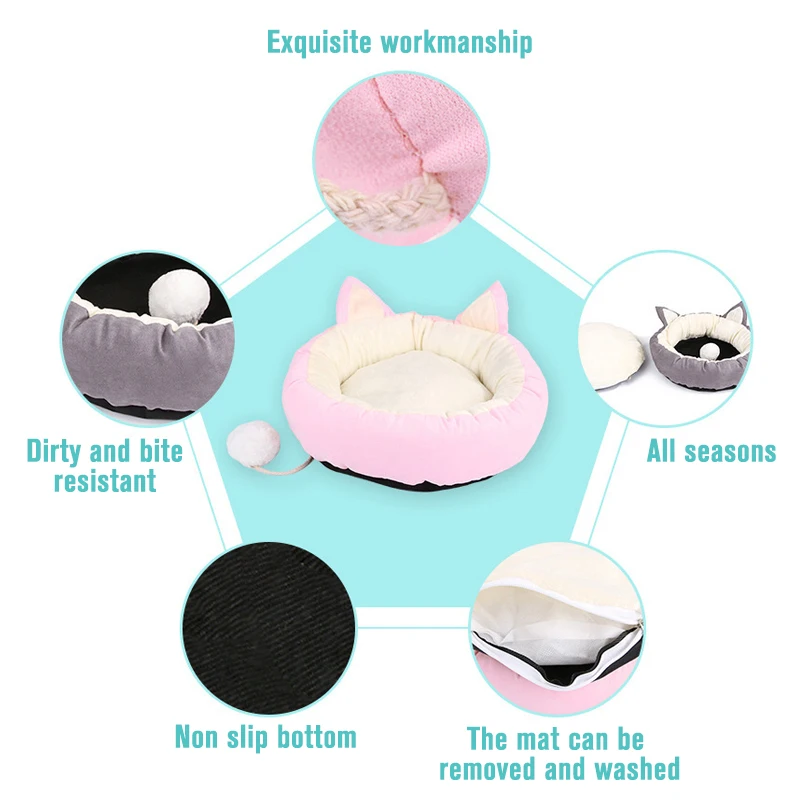 Лежанки для кошек подстилка домашняя кровать зимнее теплое спальное место