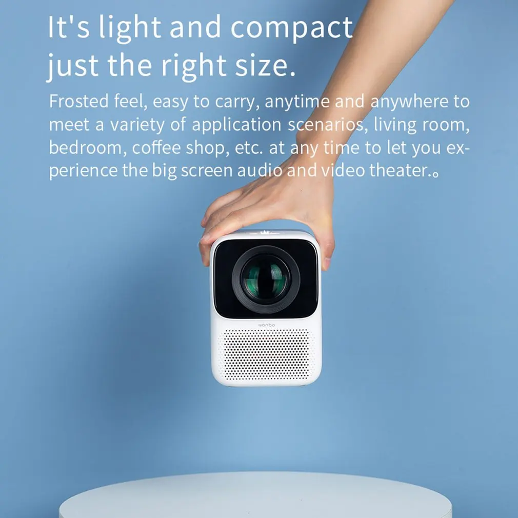 Global Version T2 MAX Projector 1080P Mini LED Portable Projector 1920x1080P Vertical Keystone Correction For Home Office