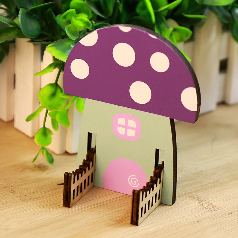 Милый грибной дом держатель мобильного телефона настольное украшение клип| |