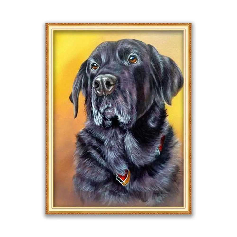 

Набор для вышивки крестиком 11CT с изображением собаки лабрадора