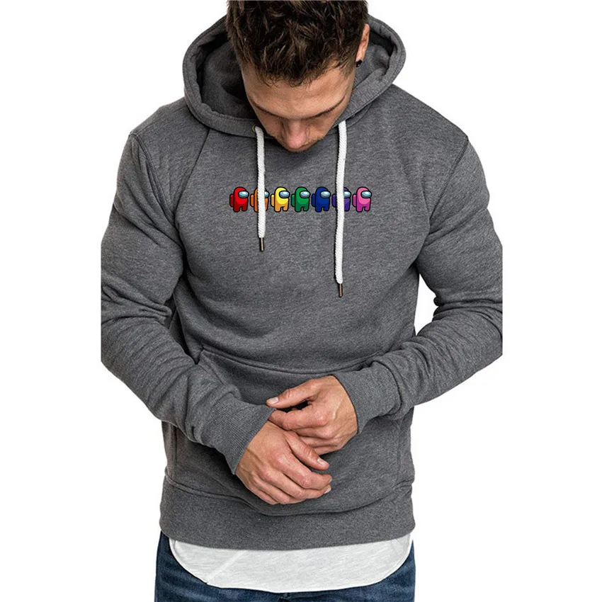 

2021 Tracksuit Among Us Mens Hoodie Sweatshirts Autumn Winter Hoodies Fashion Sudadera Harajuku Print Men Women Pullover