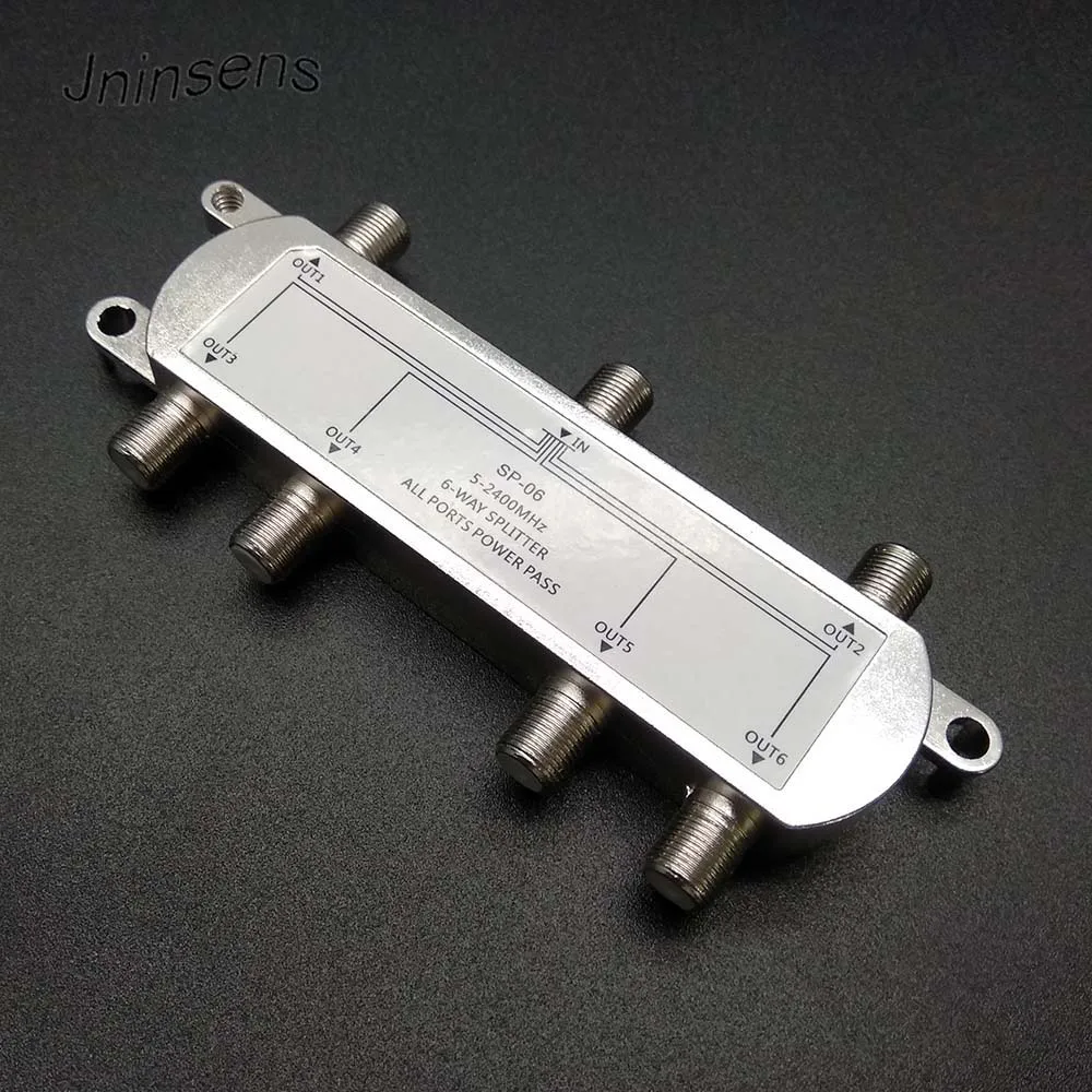 2017 Горячая 6 полосная спутниковая антенна кабель сплиттер тв сигнала