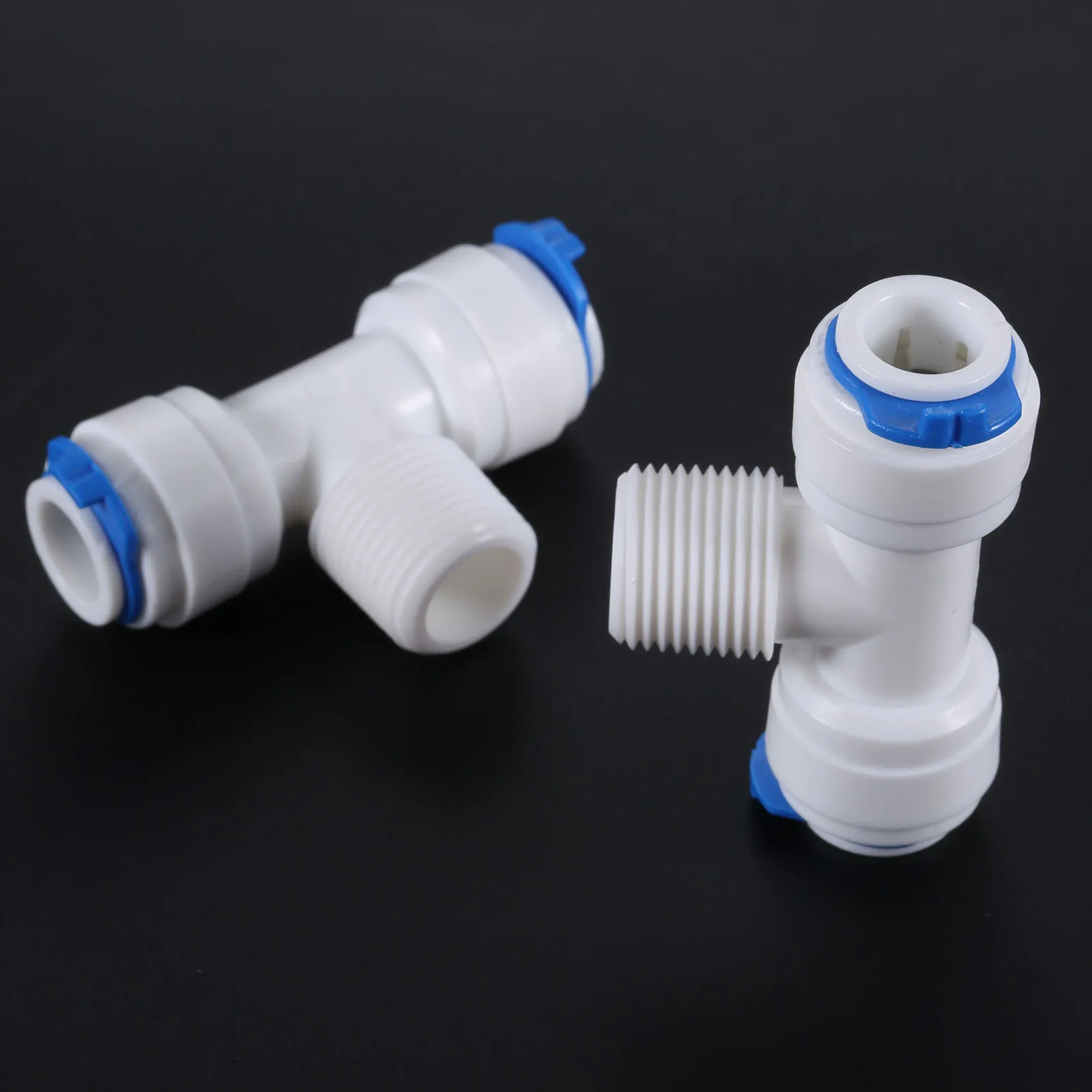 2 шт. Т-образный тройник 3/8 дюйма с наружным диаметром для системы обратного
