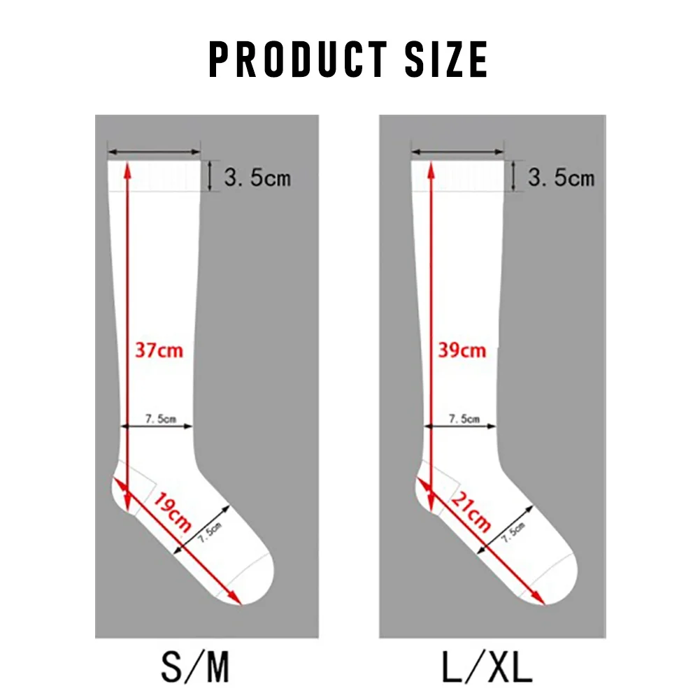 

3 pairs Compression Running Socks Stockings 20-30 mmhg Sports Socks for Marathon Cycling Football Varicose Veins Men Women