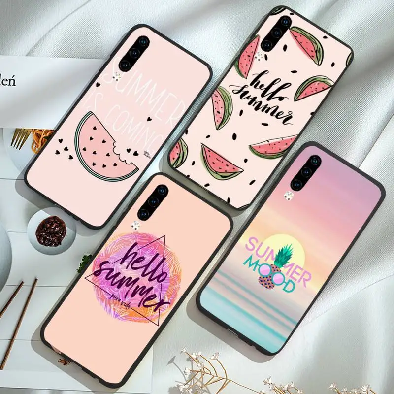 Чехол Hello Cool Summer Beach Sea для телефона Huawei P9 P10 P20 P30 Pro Lite smart Mate 10 20 Y5 Y6 Y7 2018 2019|Бамперы| |