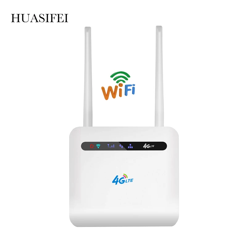 HUASIFEI роутер 4g Sim-карта 300 Мбит/с беспроводной CPE 3G/4G LTE модем Мобильная точка