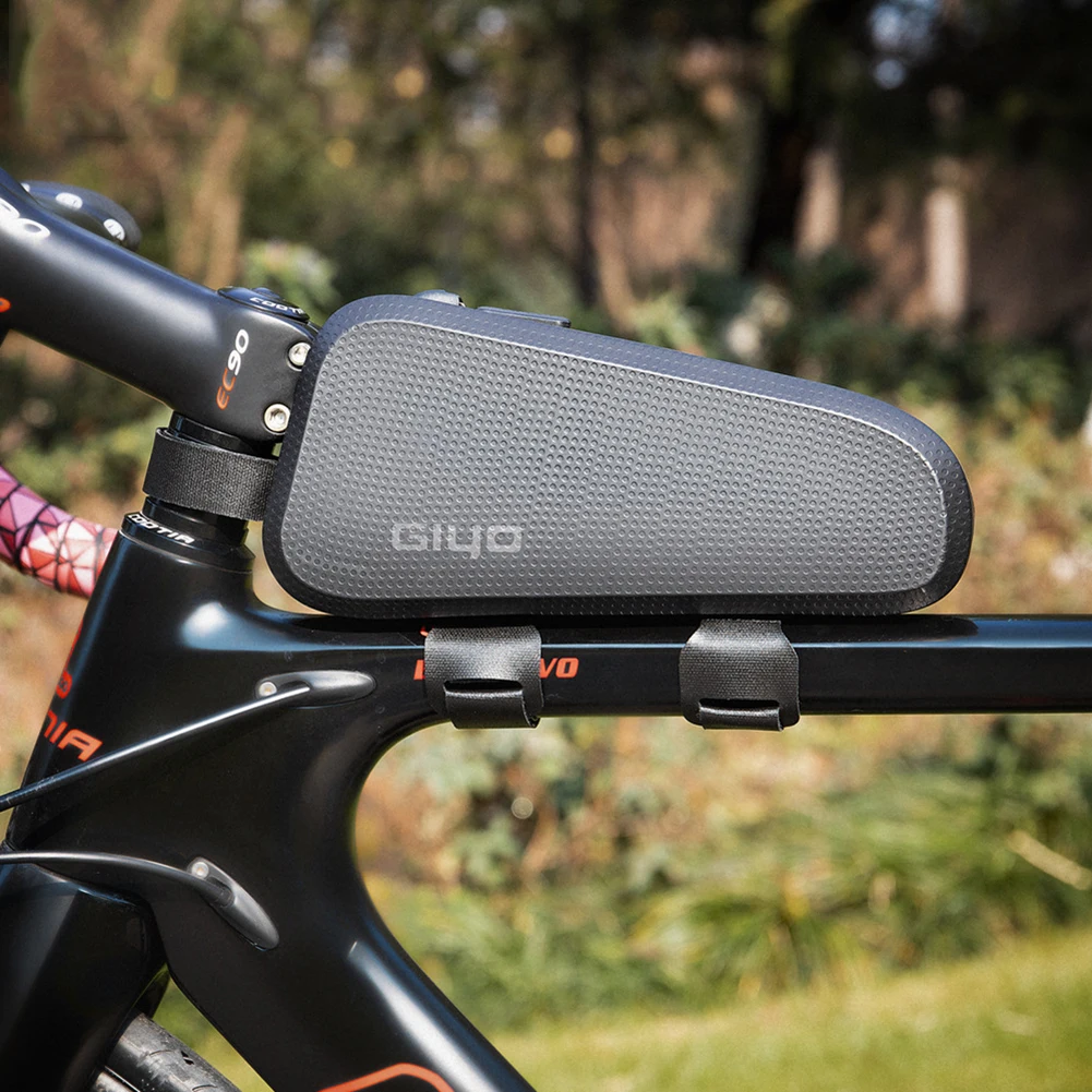 Велосипедная треугольная сумка на переднюю раму чехол водонепроницаемая для