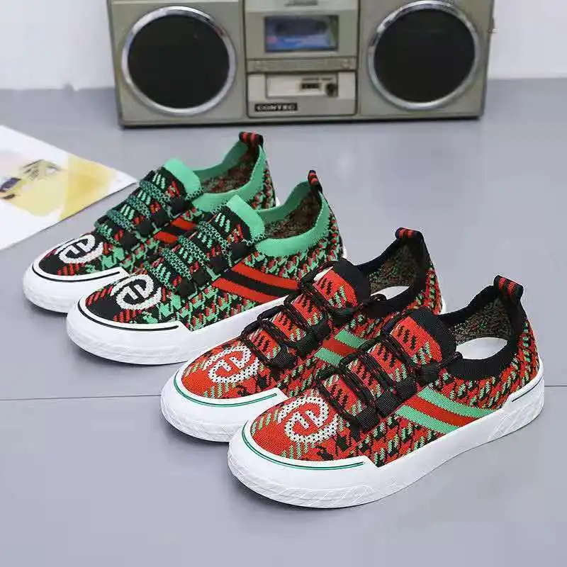 

New Spring Canvas Shoes Mixed Colors Women Casual Shoes Fashion Breathable Sneakers Outdoor Walking Sport-Shoes Trainers Woman