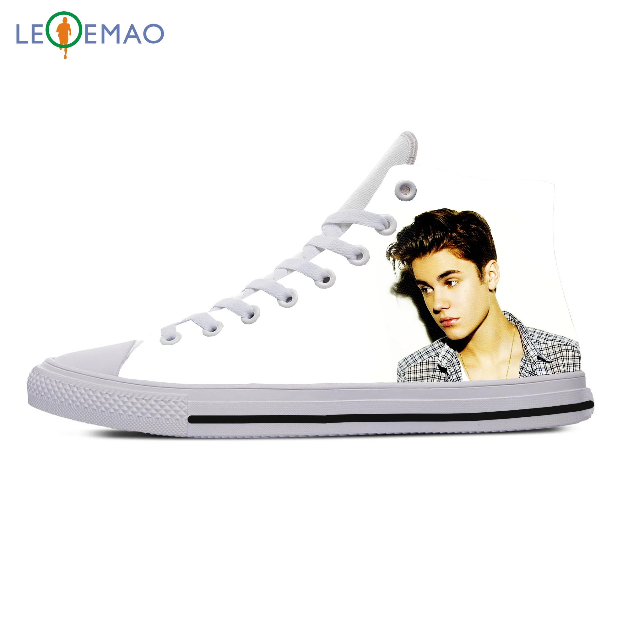 Мужские парусиновые туфли на плоской подошве Белые Повседневные Удобные