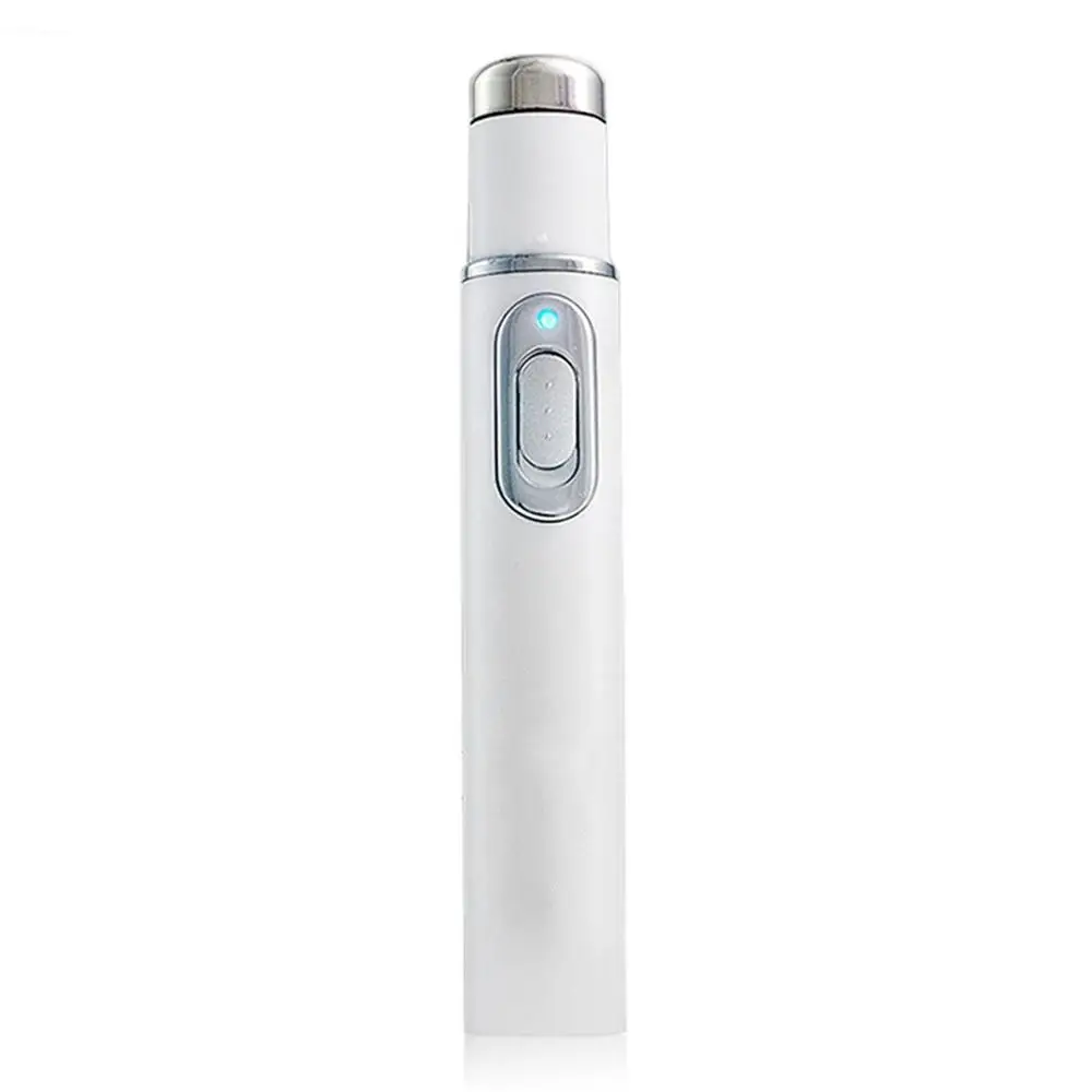 

Acne Laser Pen Portable Wrinkle Removal Machine Durable Soft Scar Remover Blue Therapy Light Pen Massage Spider Vein Eraser