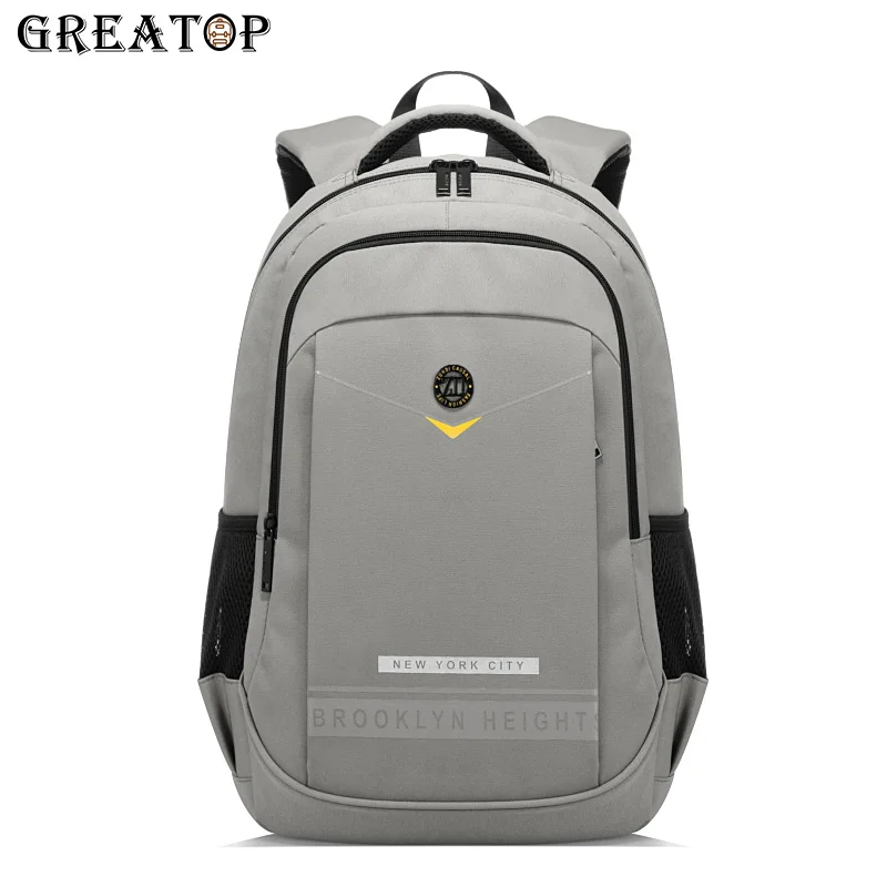 

GREATOP New Style Leisure Backpack Women Male School Bag Boy Girl Schoolbag Lightweight Waterproof Bag Reflective Strip Bags