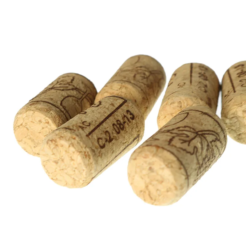 15 шт./лот прямые бутылка деревянная пробка бутылки вина зажимы из пробкового