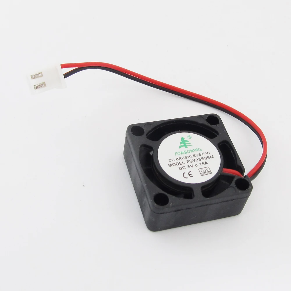 1 шт. Бесщеточный Охлаждающий вентилятор постоянного тока 25x25x10 мм 2510 5V 0.15A 5 лезвий