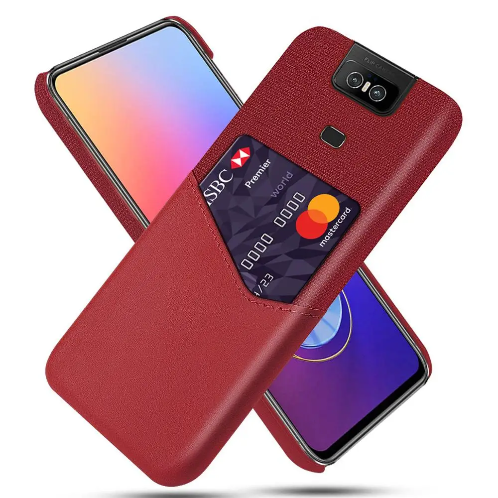 Для ASUS ZB601KL ZB602KL ZB631KL ZB633KL чехол из ткани для карт Ультратонкий чехол из поликарбоната для ZS630KL ZS620KL ZE620KL ZC600KL - Цвет: Red