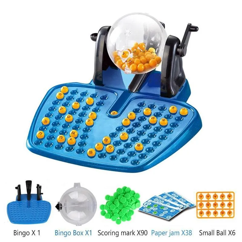 Лотерея игра в бинго детская головоломка настольная большая карточка дозатор