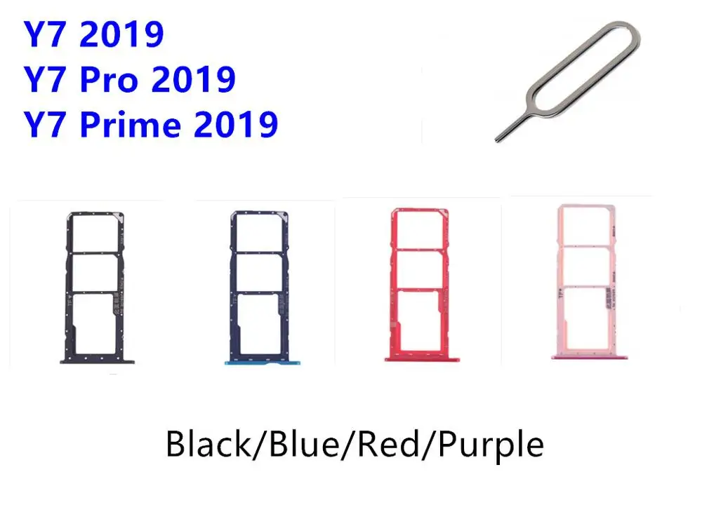 Держатель слота для Sim карты Huawei Y7 2019 / Pro Prime 2019|Лотки SIM- и карт памяти| |