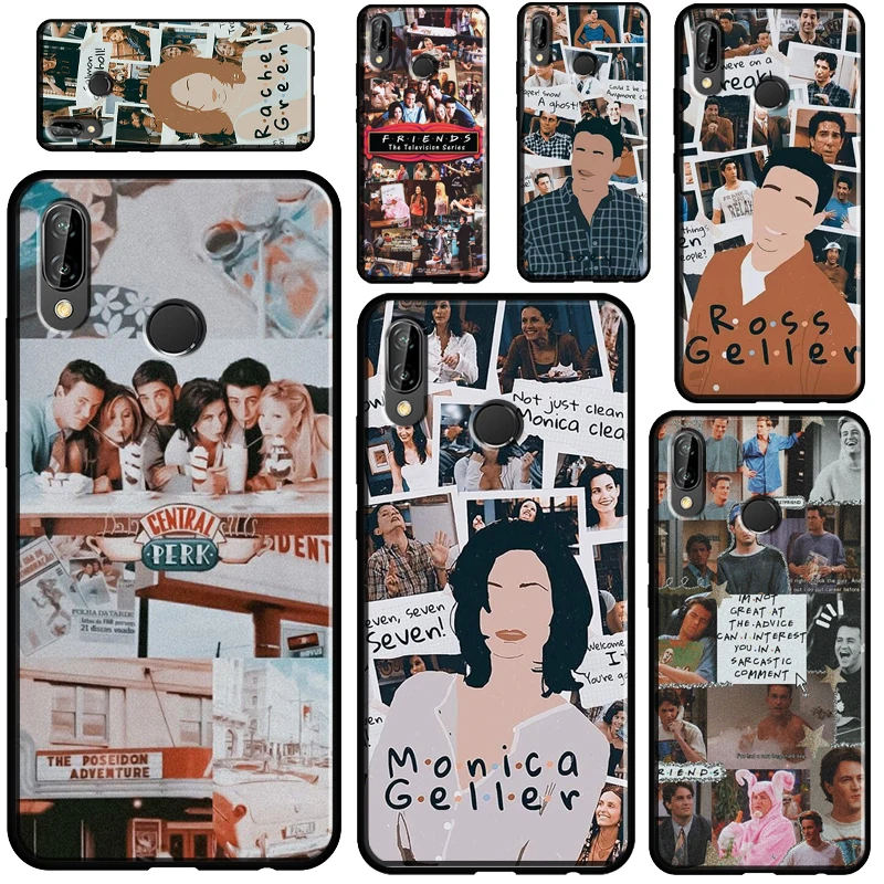 

Friends TV Show Characters Case For Huawei P30 P40 P10 P20 Pro P Smart 2021 Nova 5T Cover For Honor 50 Lite 8X 9X 10i