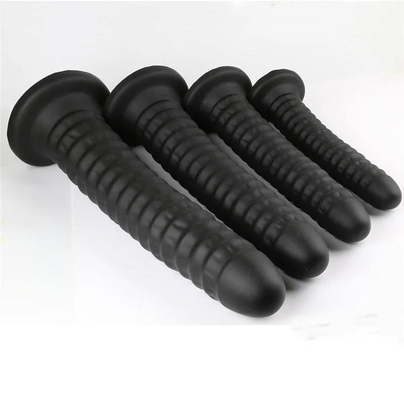 Огромная очень мягкая анальная пробка из жидкого силикона для простаты спуска