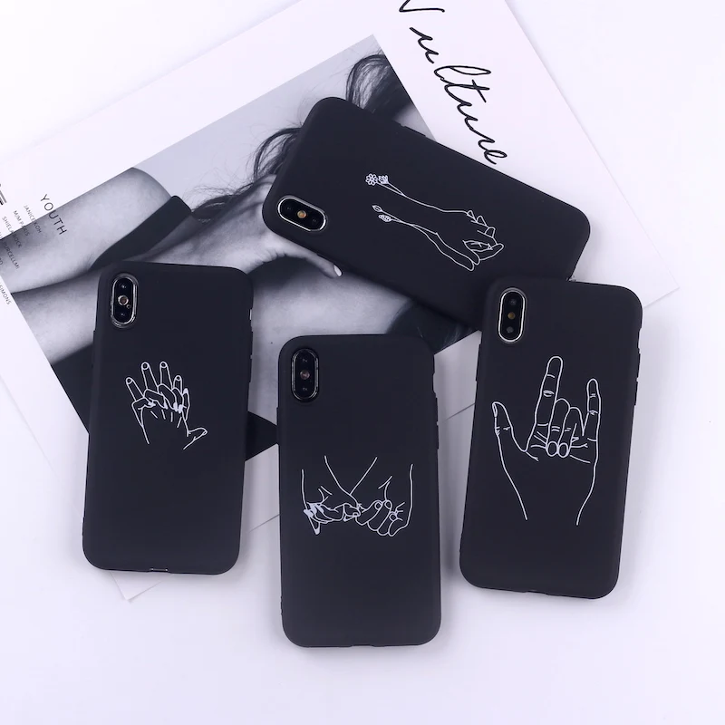 Черное сексуальное искусство Роза Lover Harajuku эстетика мягкий силиконовый Конфеты