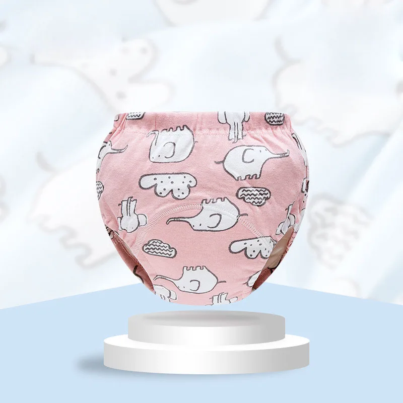 Мультяшные марлевые водонепроницаемые детские подгузники многоразовые ткань